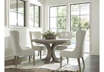 albion pewter host chair   