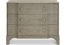 albion pewter nightstand   