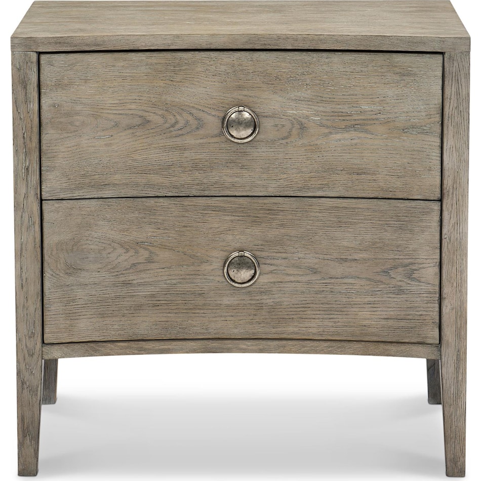 albion pewter nightstand   