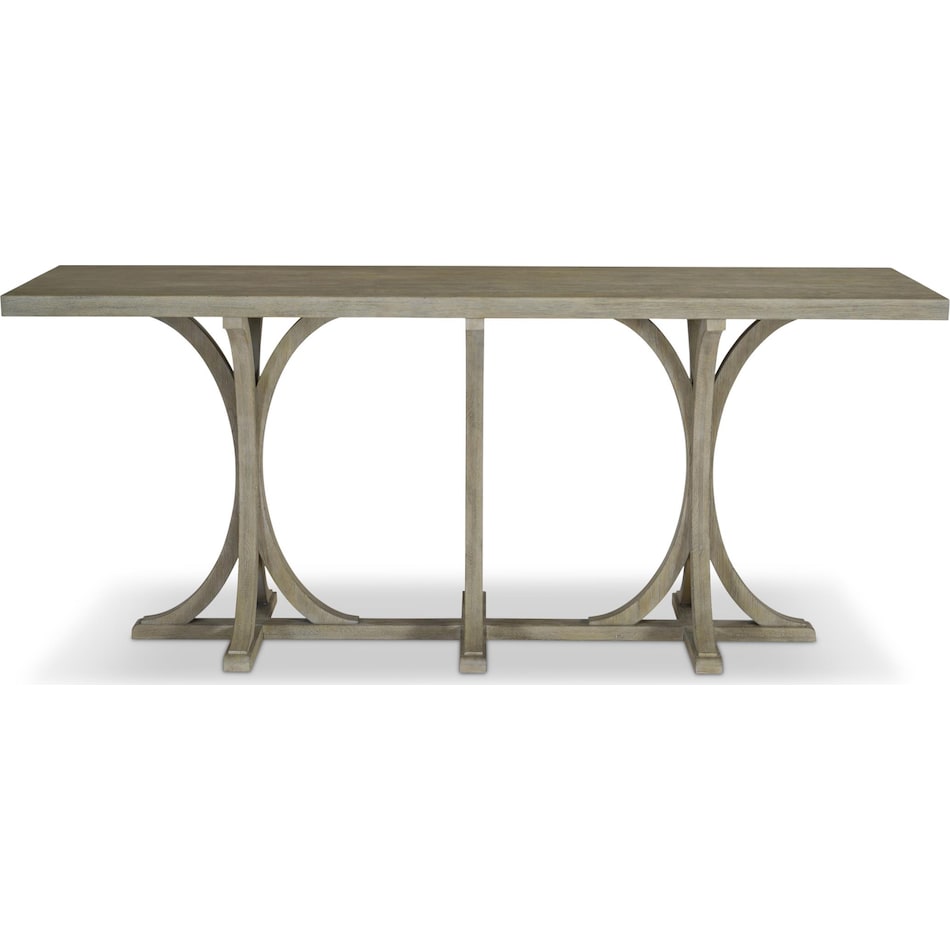 albion pewter sofa table   