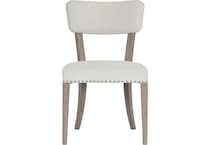 albion white oak side chair   