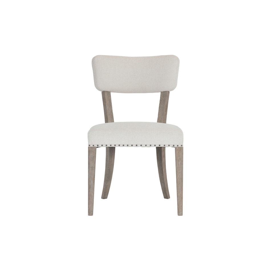 albion white oak side chair   