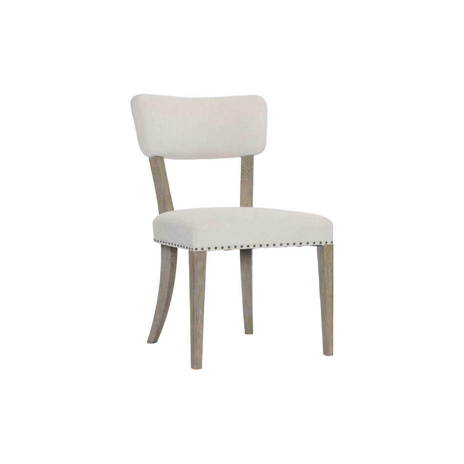 albion white oak side chair   