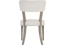 albion white oak side chair   