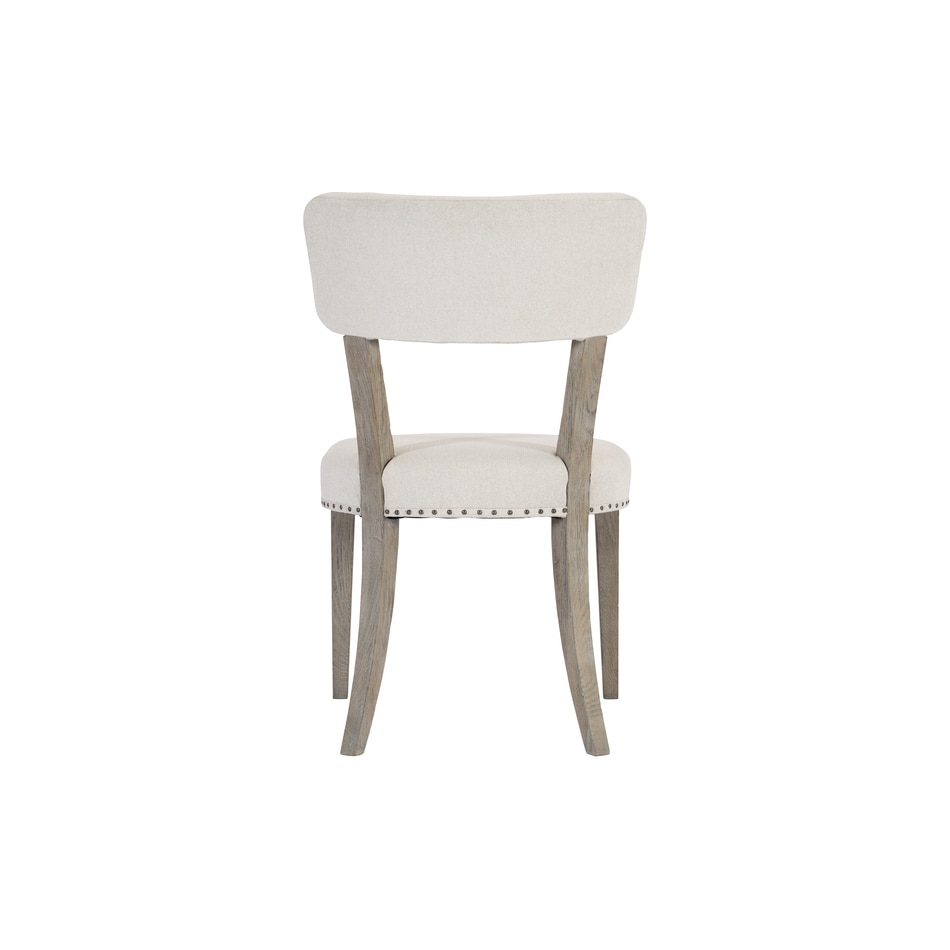 albion white oak side chair   