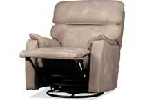 aldric stone swivel glider recliner   