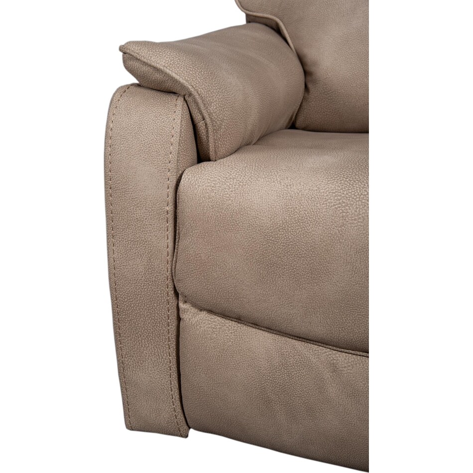 aldric stone swivel glider recliner   