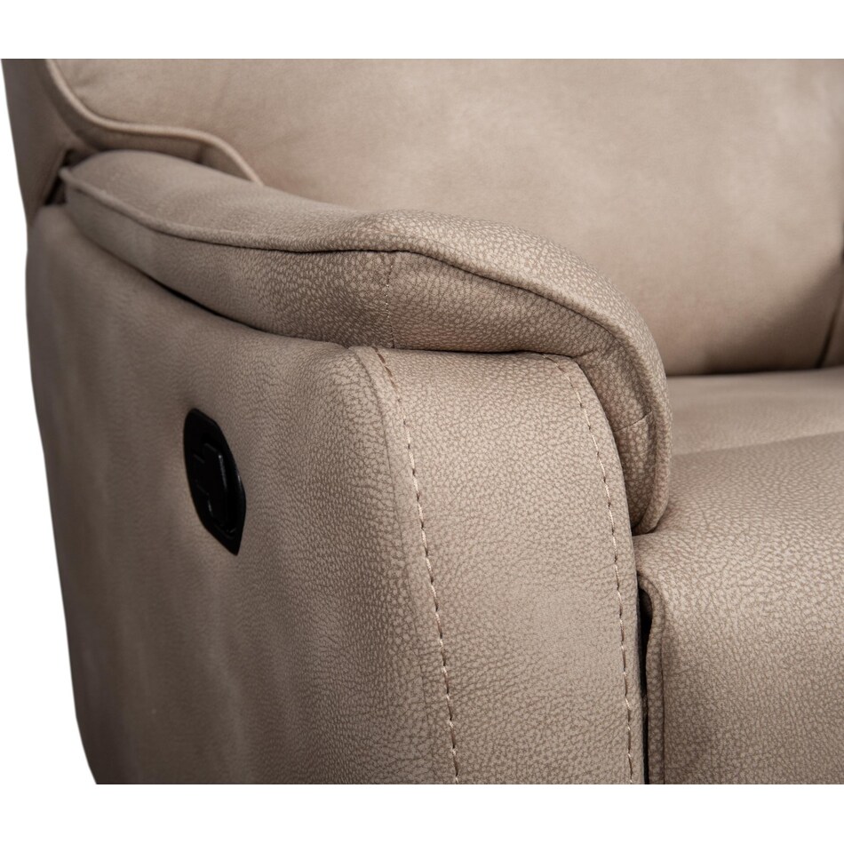 aldric stone swivel glider recliner   