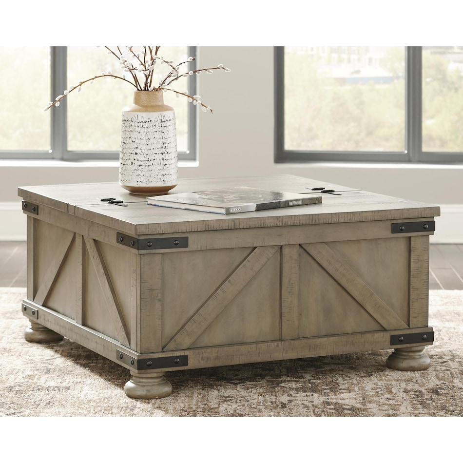 aldwin brown cocktail table   
