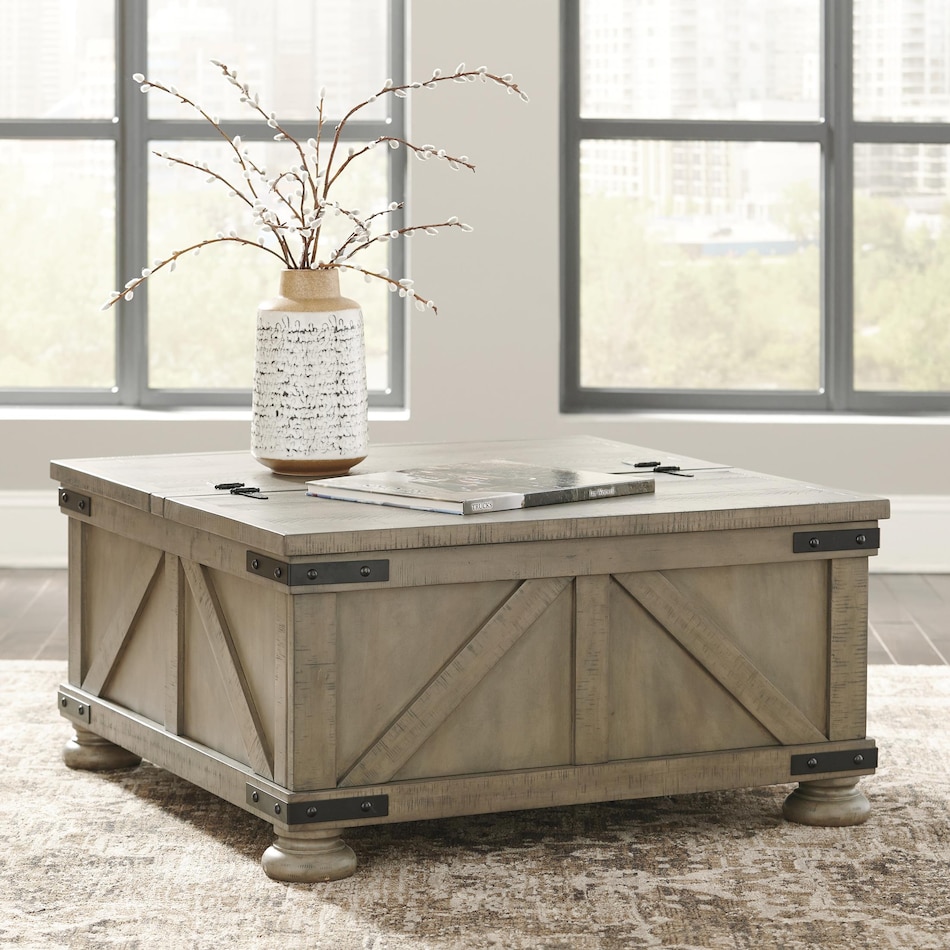 aldwin brown cocktail table   