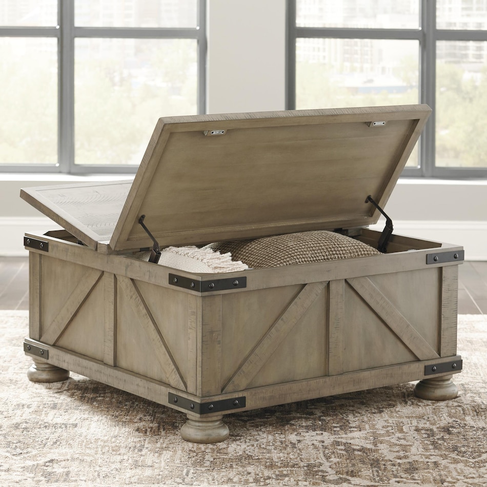 aldwin brown cocktail table   