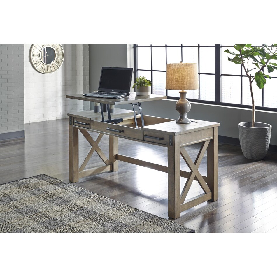 aldwin grey desk   