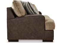 alesbury chocolate loveseat   