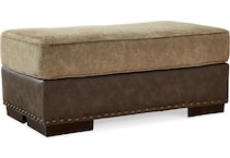 alesbury chocolate ottoman   