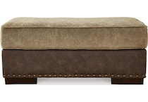 alesbury chocolate ottoman   