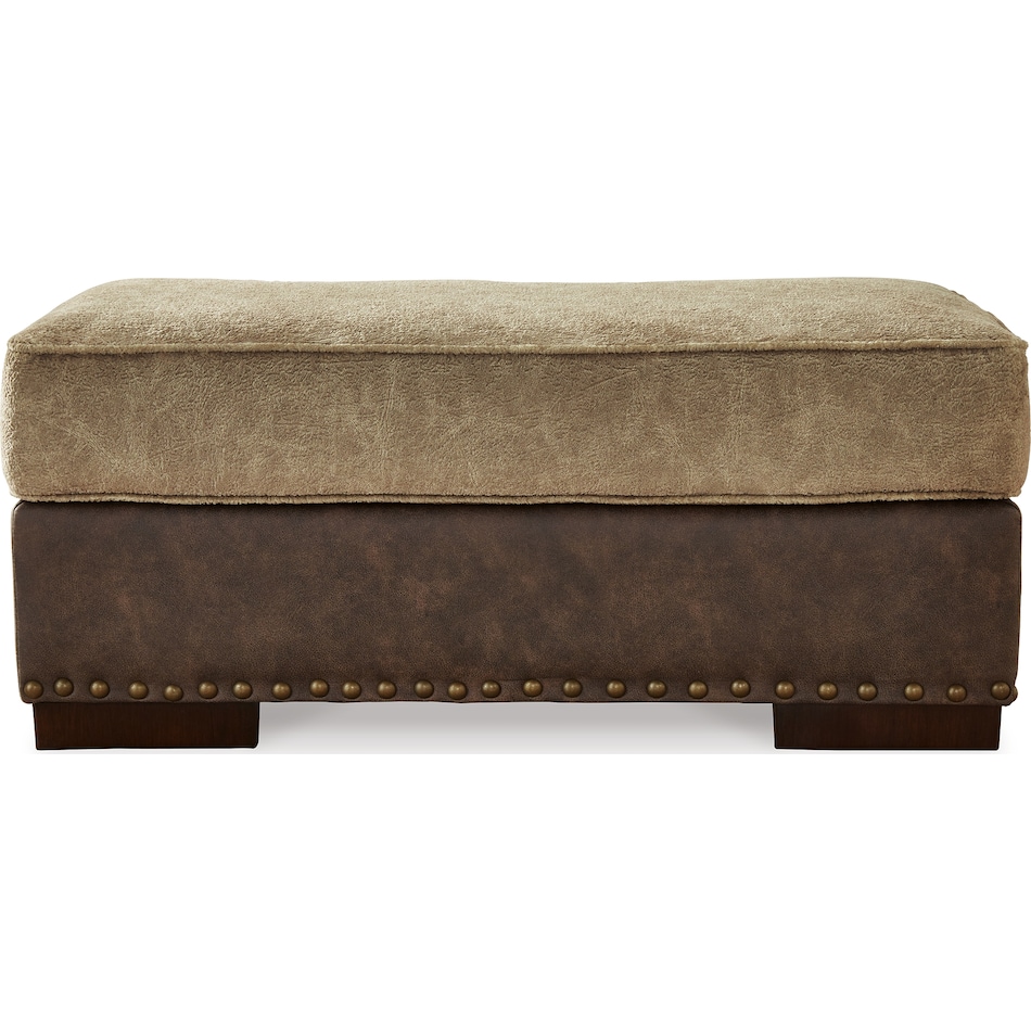 alesbury chocolate ottoman   