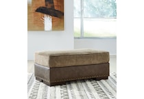 alesbury chocolate ottoman   