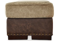 alesbury chocolate ottoman   