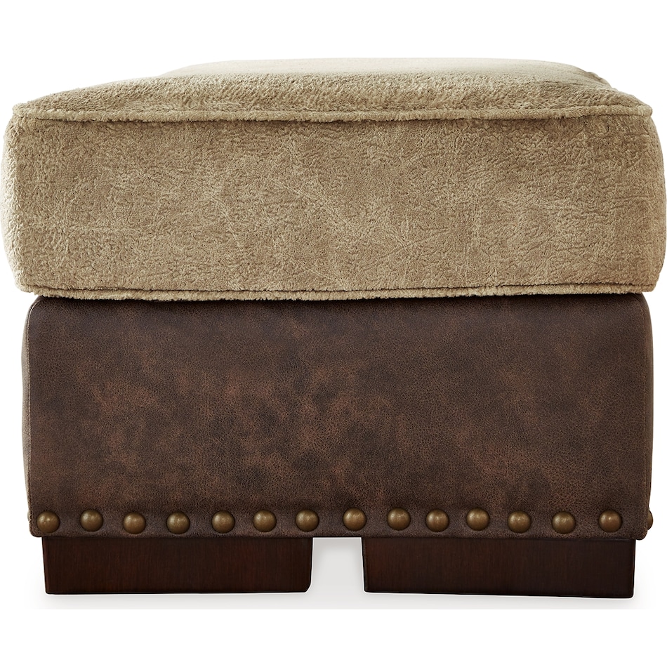 alesbury chocolate ottoman   