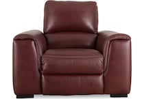 alessandro  garnet power leather recliner   