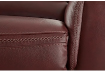 alessandro  garnet power leather recliner   