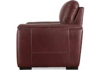 alessandro  garnet power leather recliner   