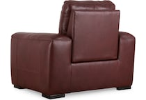 alessandro  garnet power leather recliner   