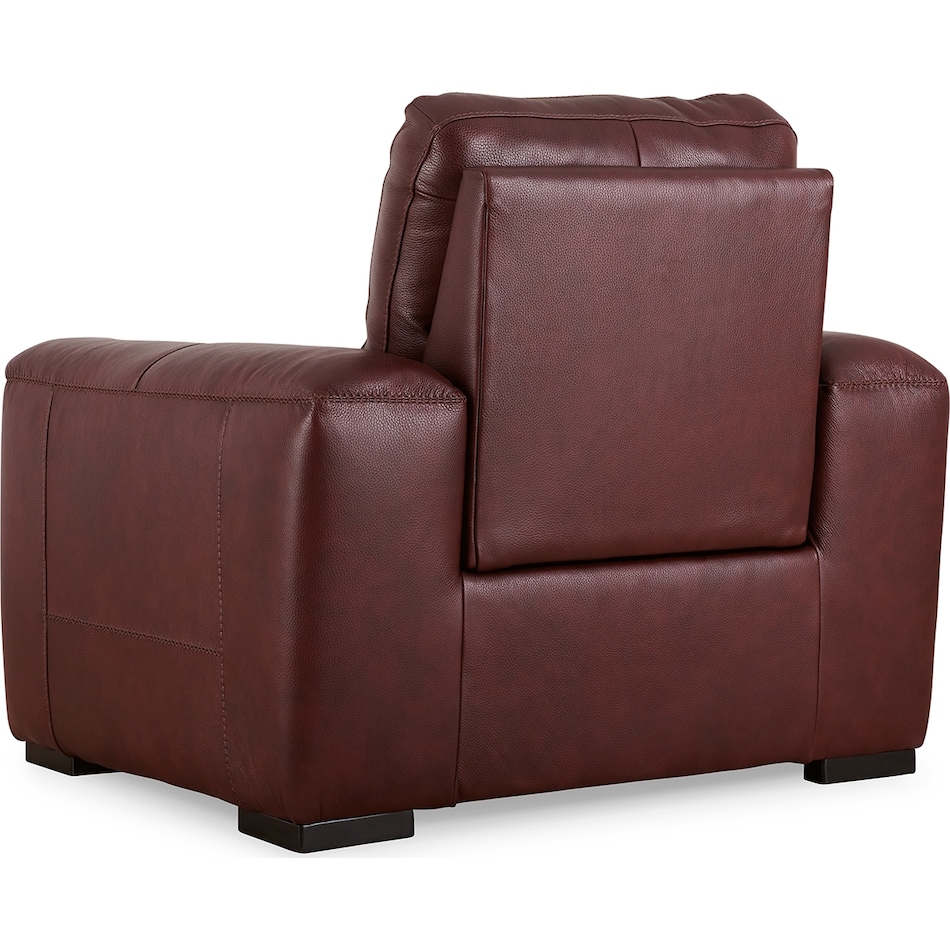 alessandro  garnet power leather recliner   