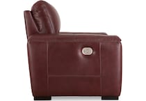 alessandro  garnet power leather recliner   