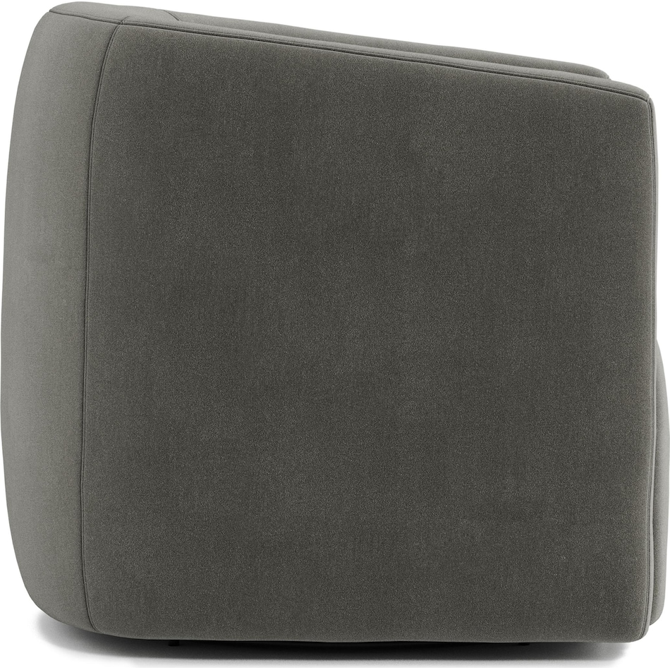 aline grey accent chair   