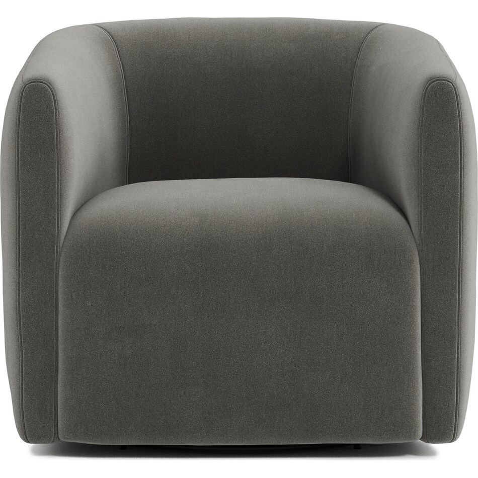 aline grey accent chair   