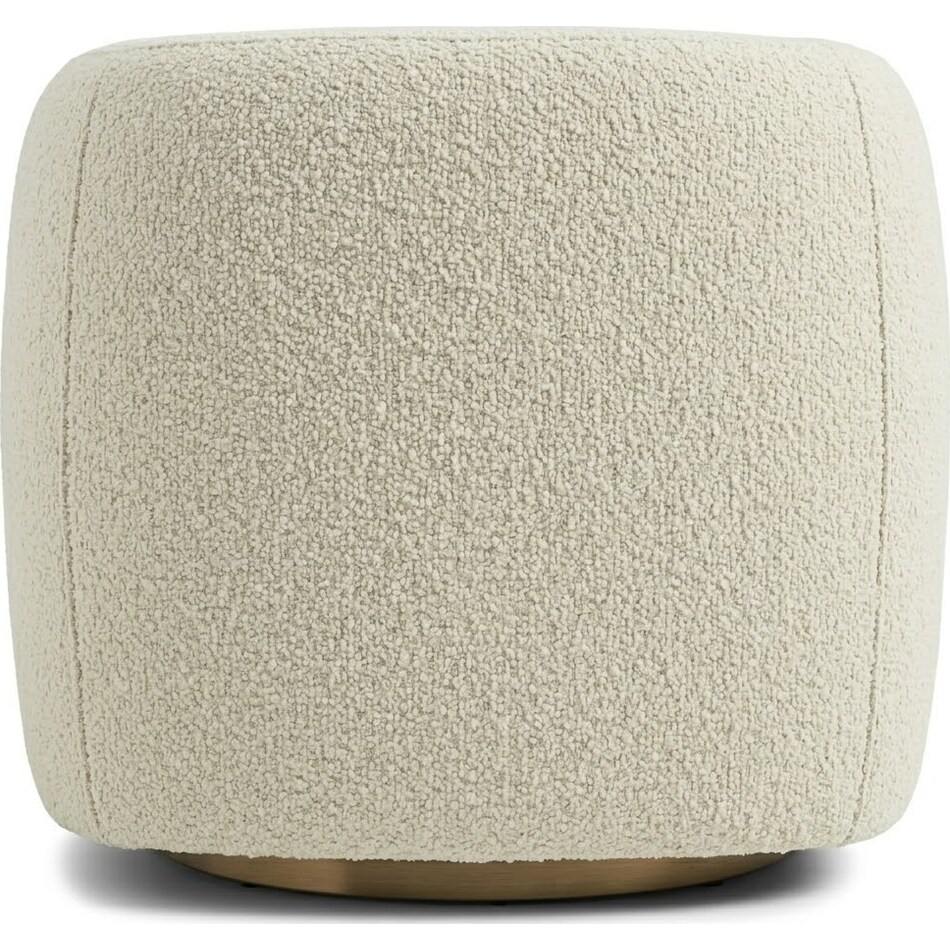 aline white cream accent chair   
