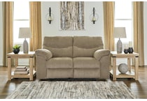 alphons brown reclining loveseat   
