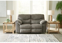 alphons brown reclining loveseat   