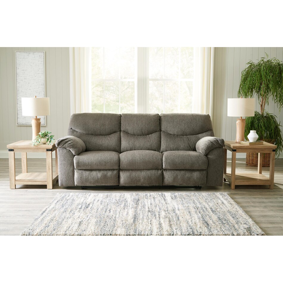 alphons brown reclining sofa   