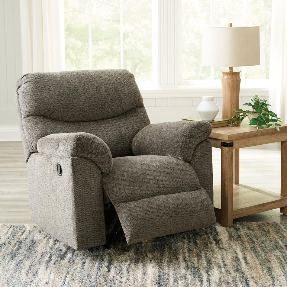 alphons putty recliner   