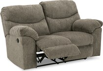 alphons putty reclining loveseat   