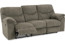 alphons putty reclining sofa   