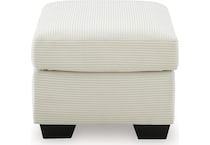 amesley ivory ivory ottoman   
