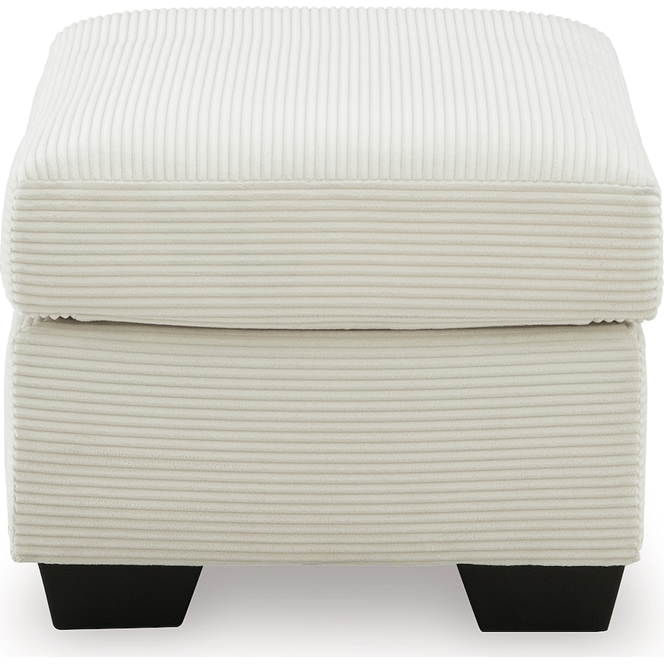 amesley ivory ivory ottoman   