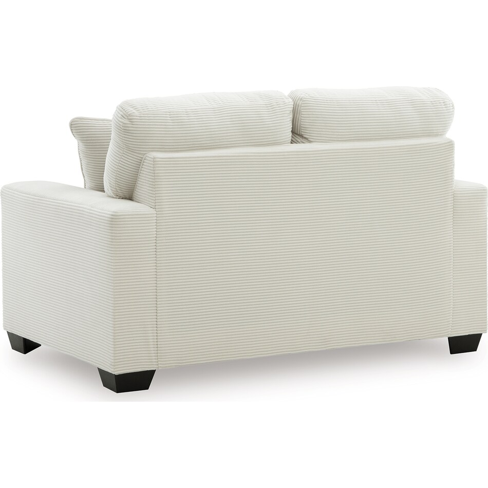 amesley ivory loveseat   