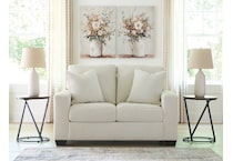 amesley ivory loveseat   