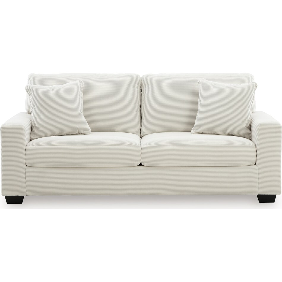 amesley ivory sofa   