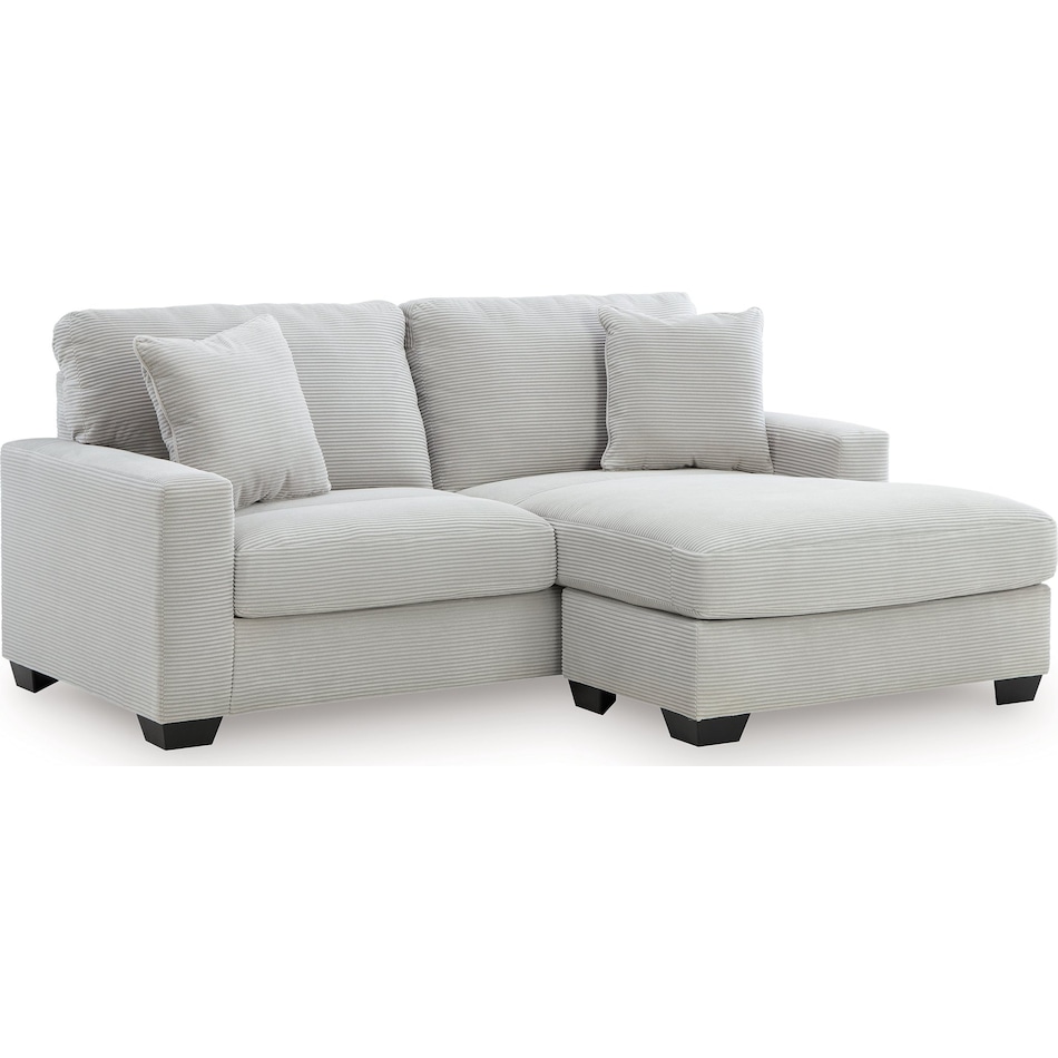 amesley smoke sofa chaise   