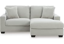 amesley smoke sofa chaise   