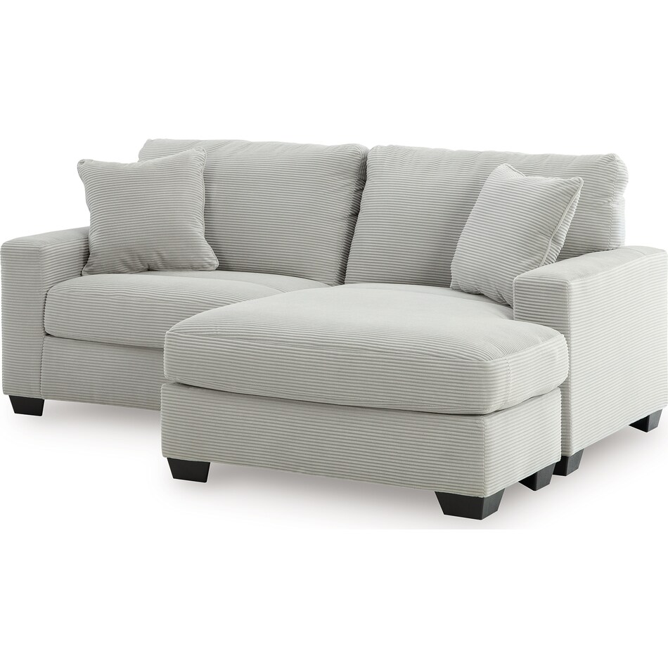 amesley smoke sofa chaise   