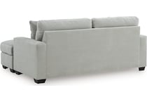 amesley smoke sofa chaise   