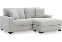 amesley smoke sofa chaise   