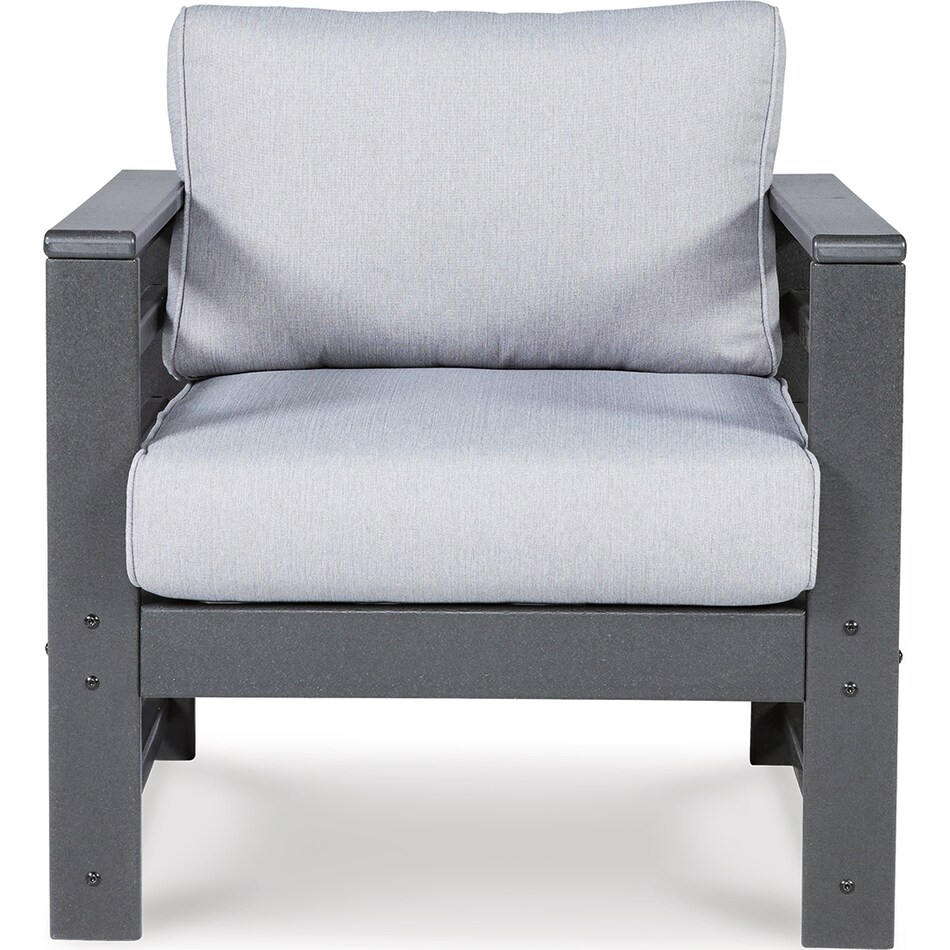 amora charcoal gray chair   