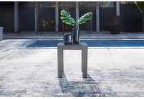 amora charcoal grey end table   